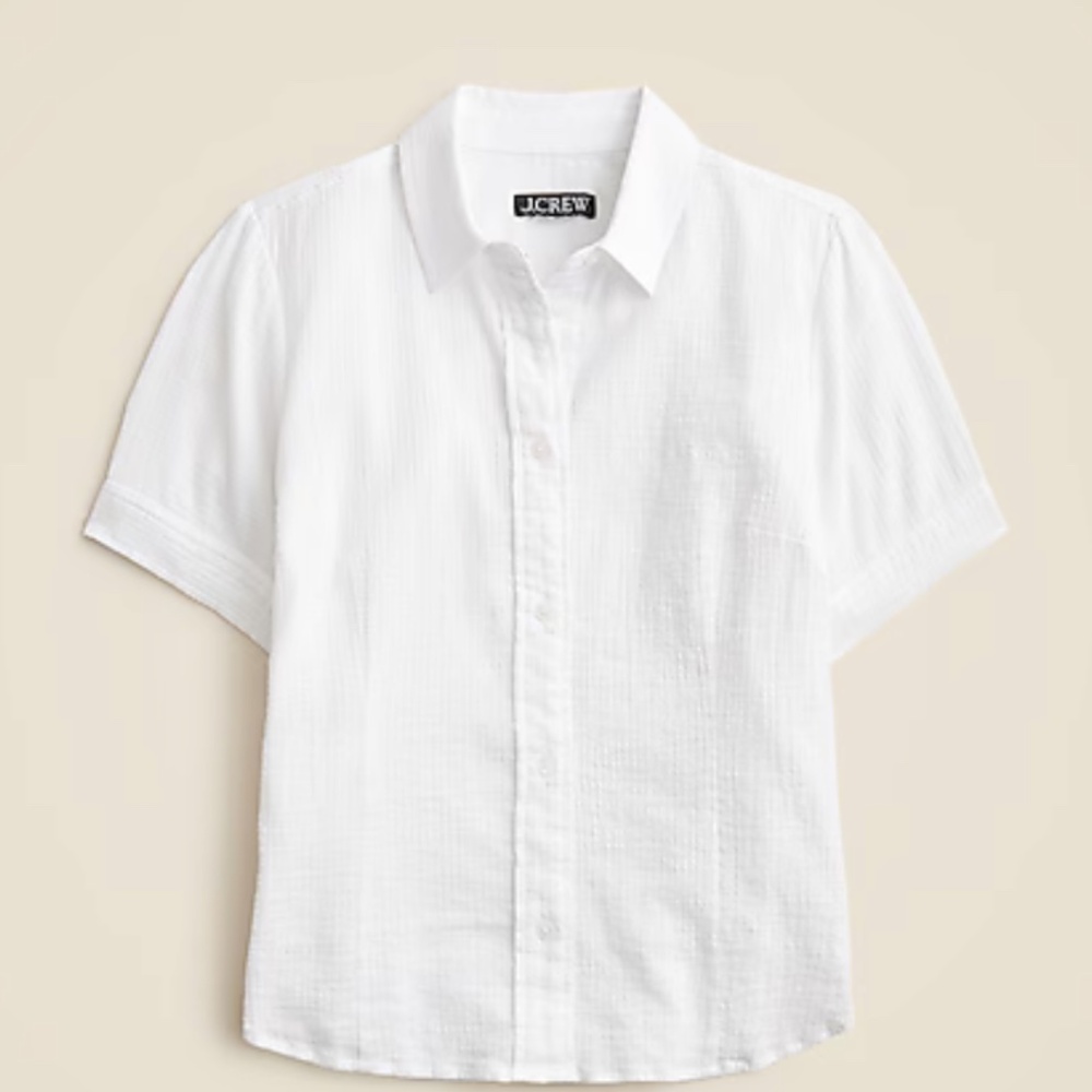 J. Crew Slim fit button up in cotton gauze - NWT!